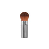 Discover this silver retractable powder makeup brush by Otis Batterbee. This also forms part of our hero travel makeup brush set.