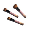 Otis Batterbee Face Makeup Brush Set. Foundation Brush, Powder Brush and Foundation Brush.