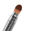 This retractable foundation brush is crafted form soft vegan bristles.