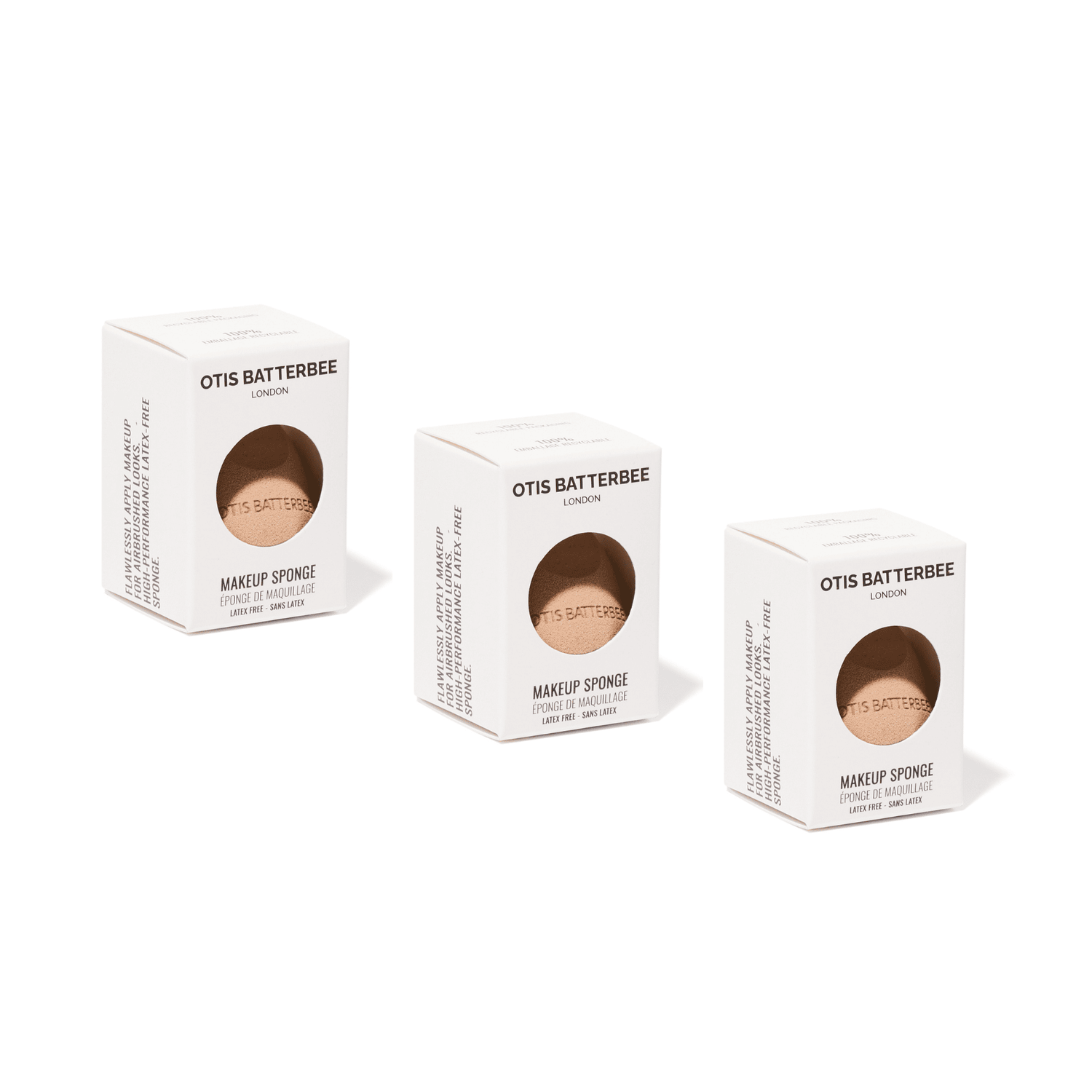 luxe makeup sponges for foundation by Otis Batterbee.