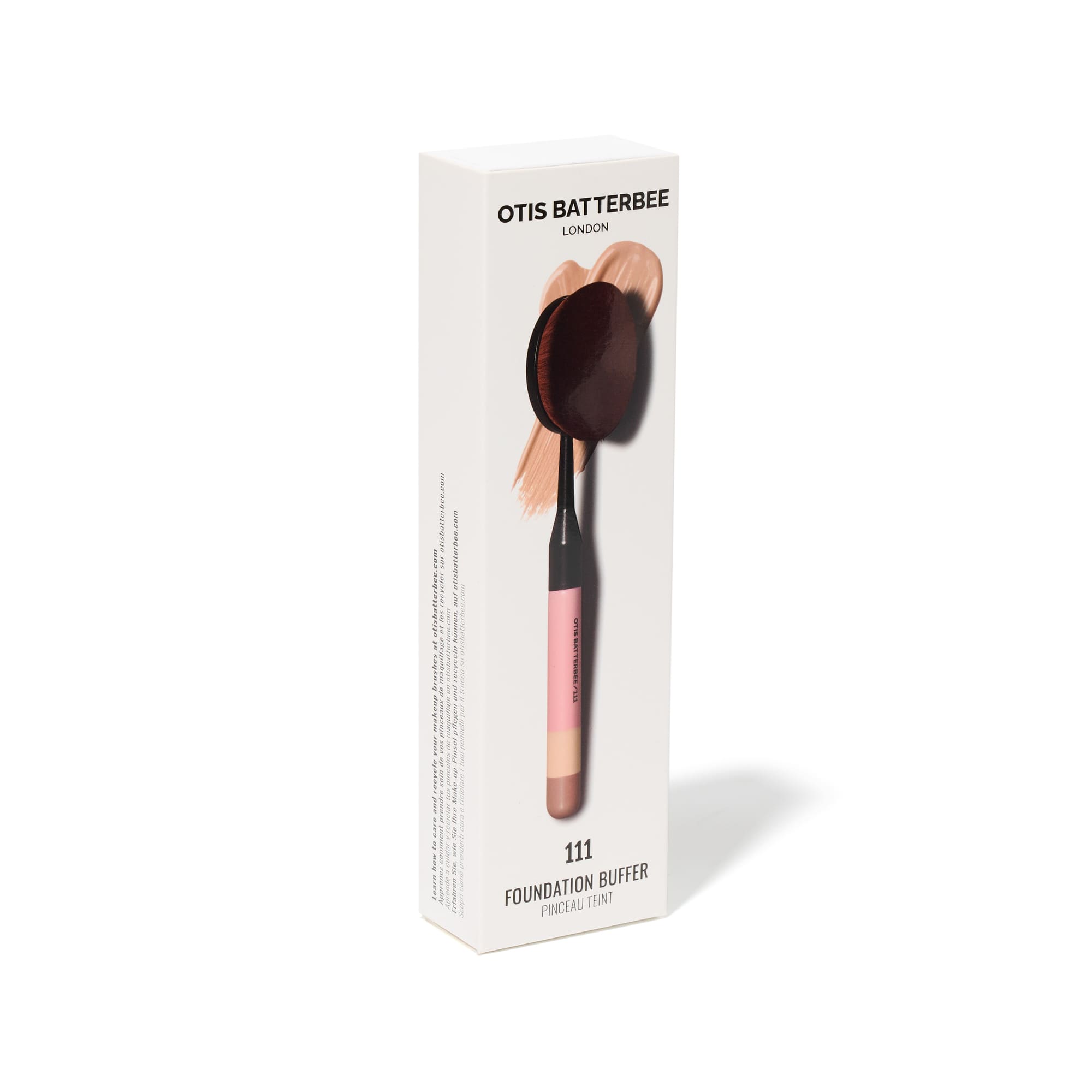 The Foundation Buffer 111 Brush, perfect for blending bronzer, Blusher and Foundation