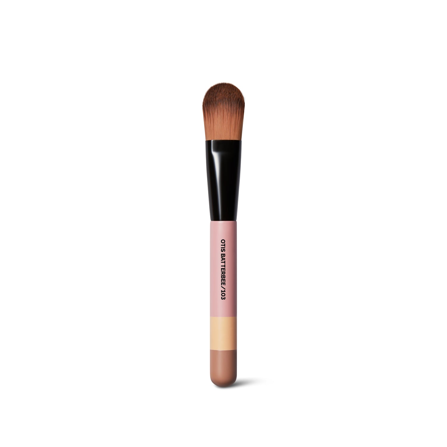 Otis Batterbee Foundation Makeup Brush is a high-quality tool for applying foundation smoothly and evenly. With dense synthetic bristles and a tapered shape, it effortlessly blends liquid or cream formulas for a flawless finish
