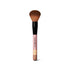Otis Batterbee Powder Makeup Brush – fluffy vegan nylon bristles with a sleek pink wooden handle, evenly distributes loose or pressed powder for a radiant, natural finish