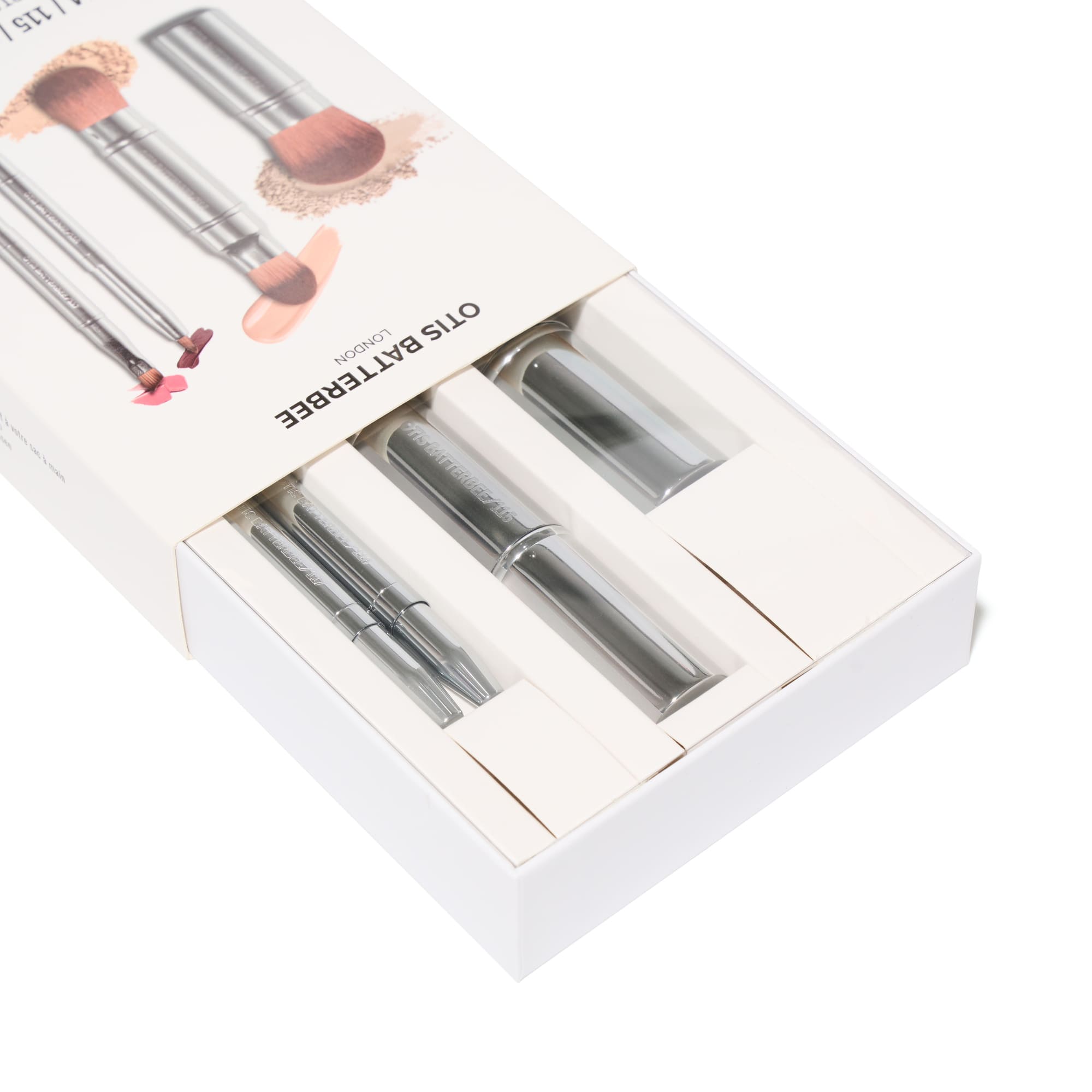 Otis Batterbee Retractable Travel Makeup Brush Set