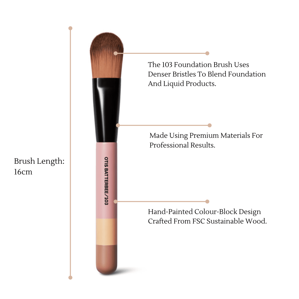 Foundation Makeup Brush Flawless Makeup Application Otis Batterbee