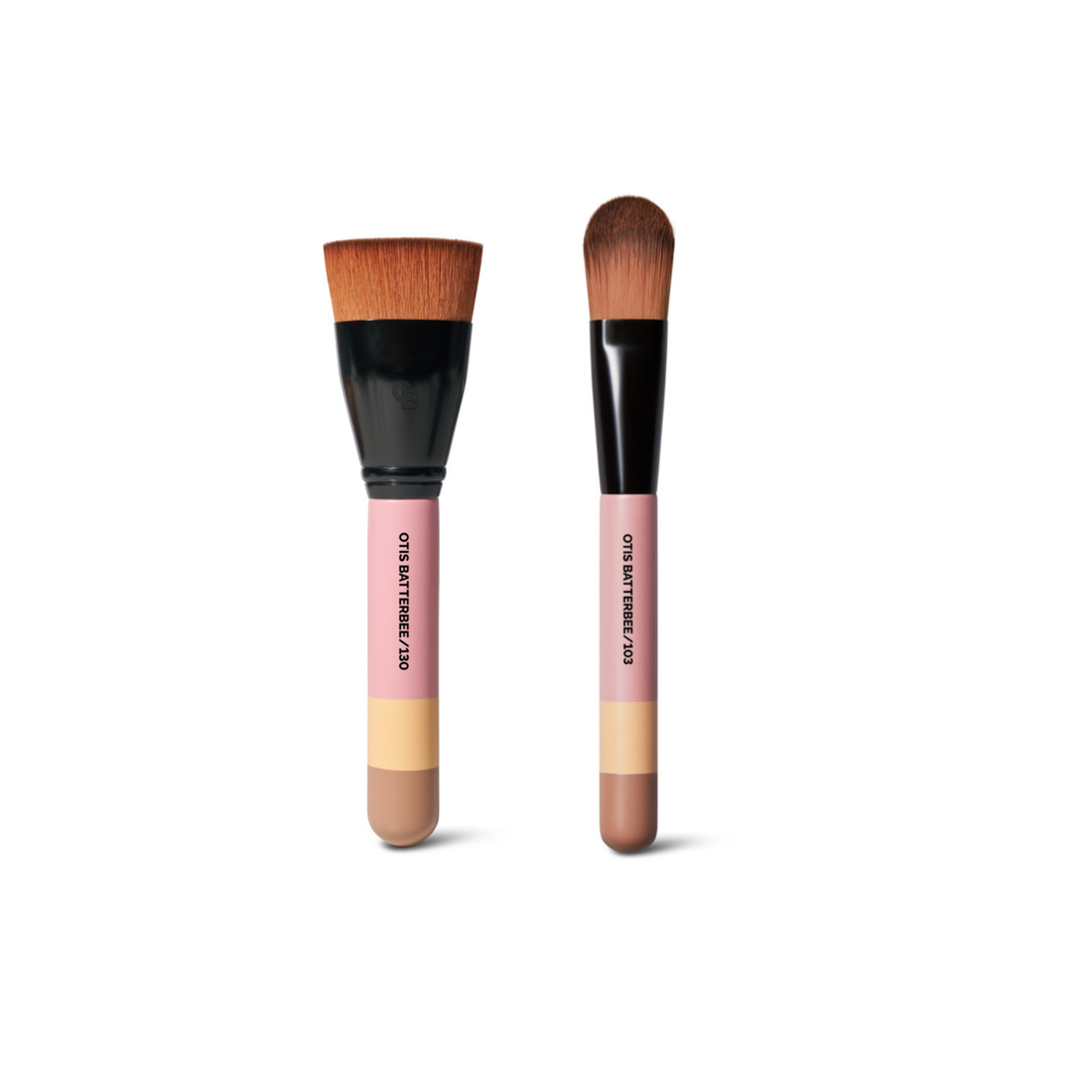 The ultimate foundation brush set by Otis Batterbee including the iconove 130   Immaculate Foundation brush and our classic tappered foundation brush.
