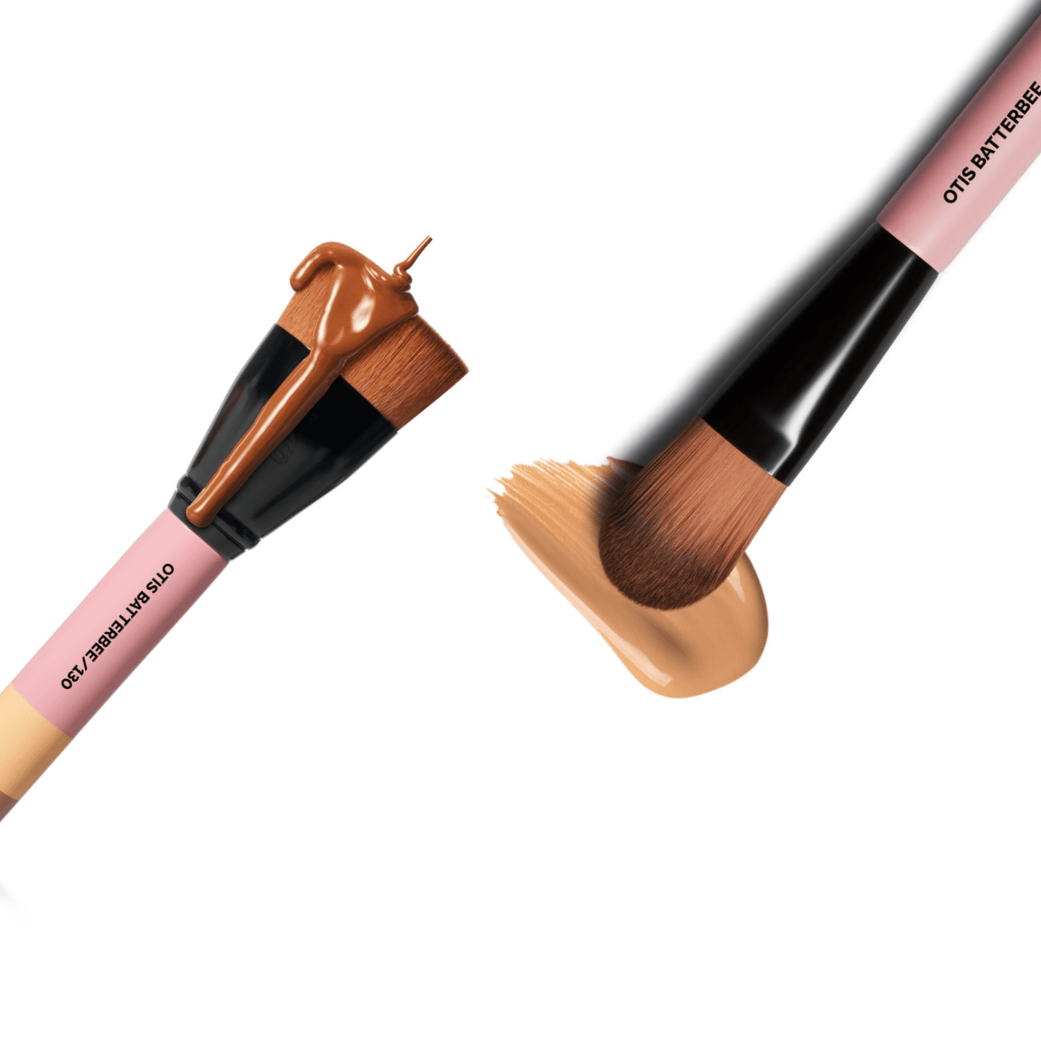 Luxury Foundation makeup brushes by Otis Batterbee, makeup tools for clever beauty lovers. Luxe foundation brushes and professional makeup brushes.