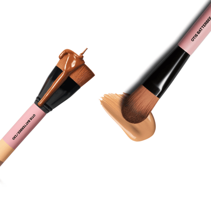 Luxury Foundation makeup brushes by Otis Batterbee, makeup tools for clever beauty lovers. Luxe foundation brushes and professional makeup brushes.