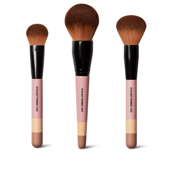 Luxury powder makeup brushes by Otis Batterbee.