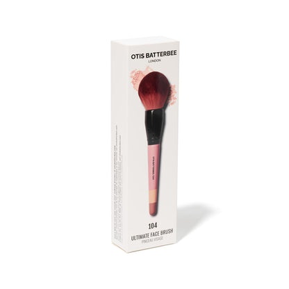 Otis Batterbee Ultimate Bronzer makeup brush in recyclable box packaging