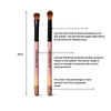 Flawless eye makeup makeup brushes, including our smudge eye brush and the domed eye lid makeup brush by Otis Batterbee.