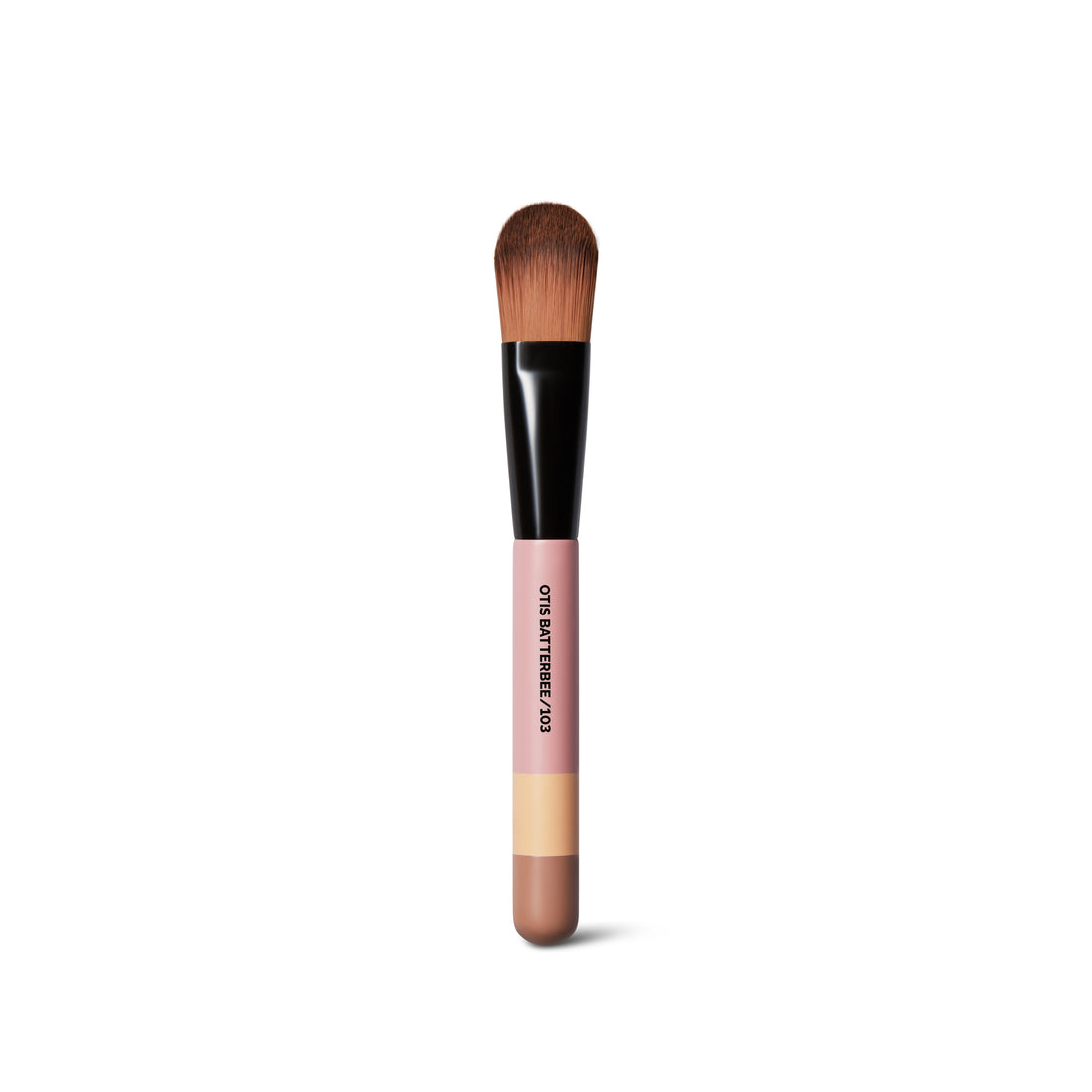 Otis Batterbee Foundation Makeup Brush is a high-quality tool for applying foundation smoothly and evenly. With dense synthetic bristles and a tapered shape, it effortlessly blends liquid or cream formulas for a flawless finish