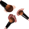 Blusher makeup brush with powder makeup brush and large bronzer makeup brush by Otis Batterbee.